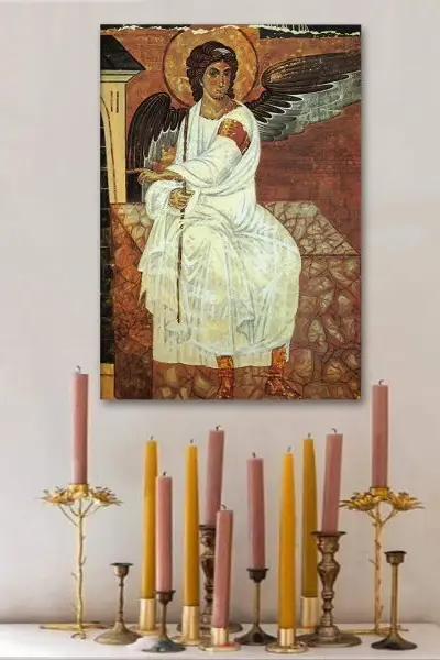 Beli Anđeo – Mileševa - slika na platnu