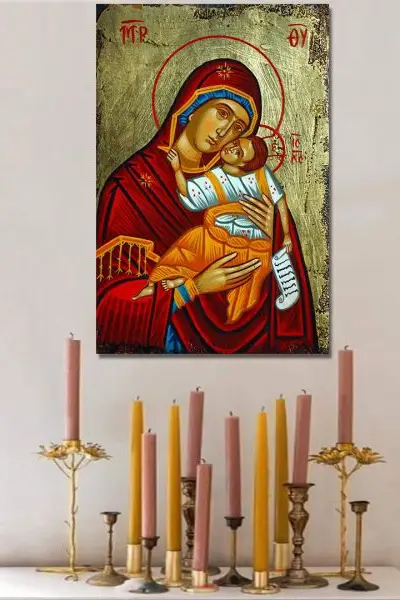 Bogorodica Umiljenje - slika na platnu