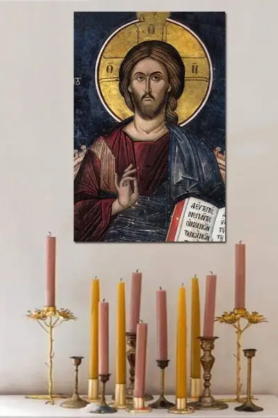 Isus Hrist – Reč i Blagoslov - slika na platnu