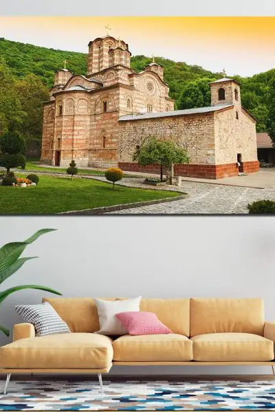 Manastir Ravanica – Zadužbina Kneza Lazara - slika na platnu