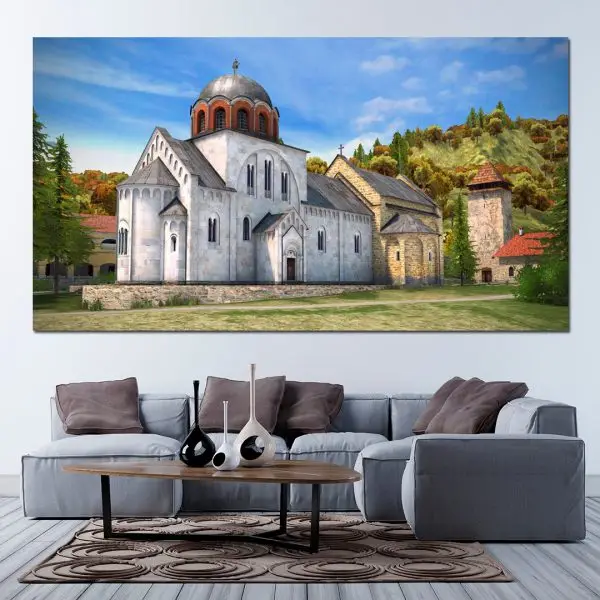 Manastir Studenica – Veličanstvo Nemanjine Svetinje - slika na platnu