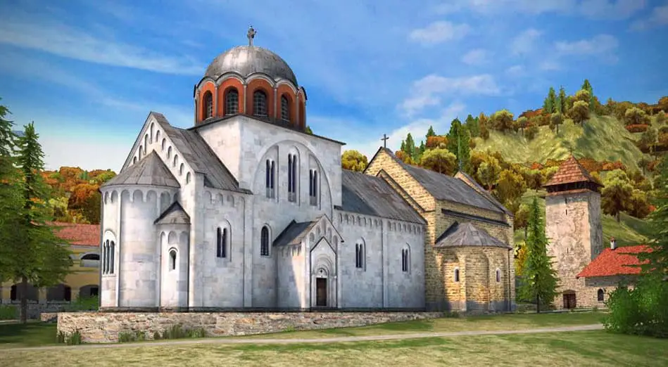 Manastir Studenica – Veličanstvo Nemanjine Svetinje – sa ramom