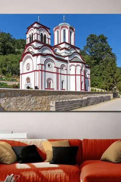 Manastir Tumane – Mir Duše Među Brdima - slika na platnu