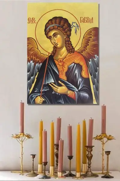 Sveti Arhangel Gavrilo – Glasnik Blagovesti - slika na platnu