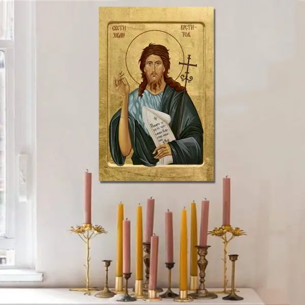 Sveti Jovan Krstitelj – Glas Pre Svetlosti - slika na platnu