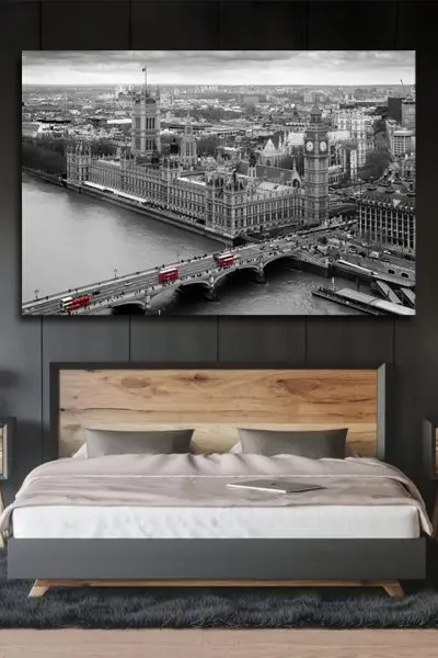 Pogled na London - slika na platnu