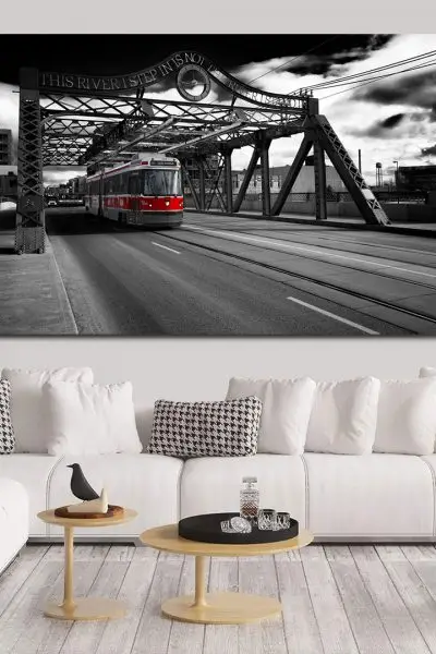 Tramvaj Kroz Čelik i Vreme - slika na platnu