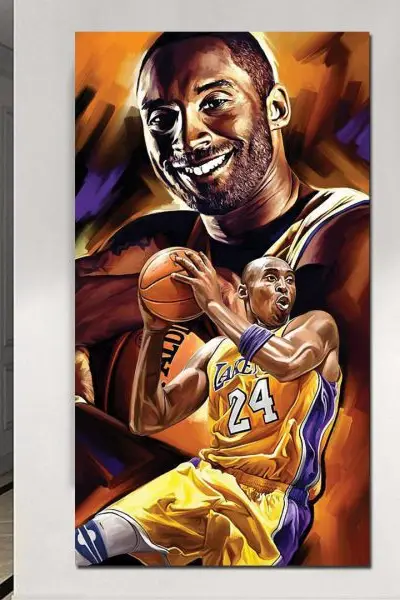 Kobe – Osmeh i Snaga - slika na platnu