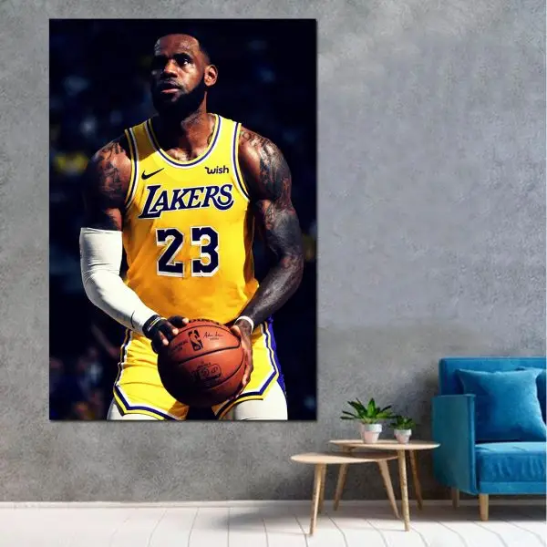 LeBron u Pripremi - slika na platnu