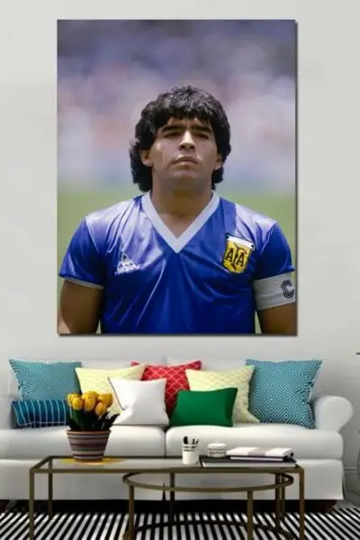 Maradona – Pogled Kapitena - slika na platnu