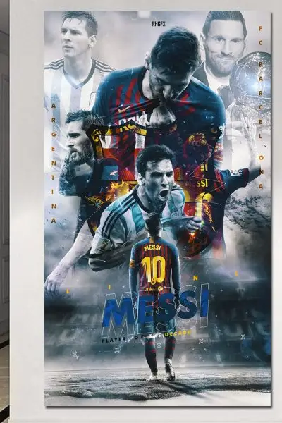 Messi – Veličina Broja 10 - slika na platnu