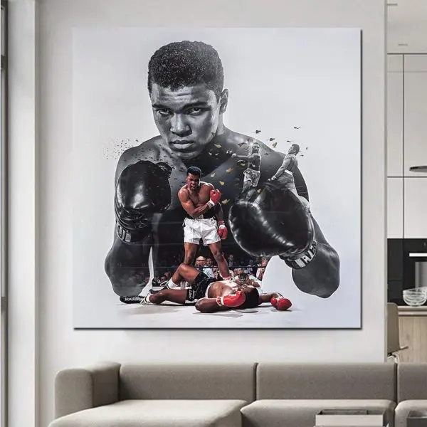 Muhamed Ali Nepobedivi Duh - slika na platnu