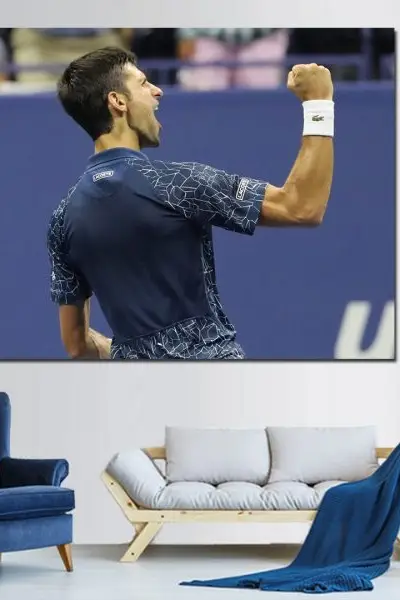 Novak – Slava i Strast - slika na platnu