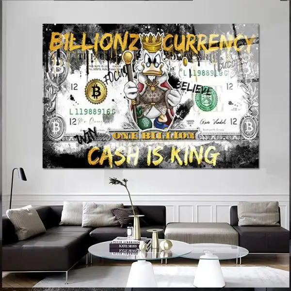 Billionz Currency – Kralj Keša - slika na platnu
