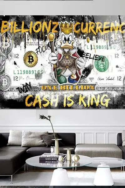 Billionz Currency – Kralj Keša - slika na platnu
