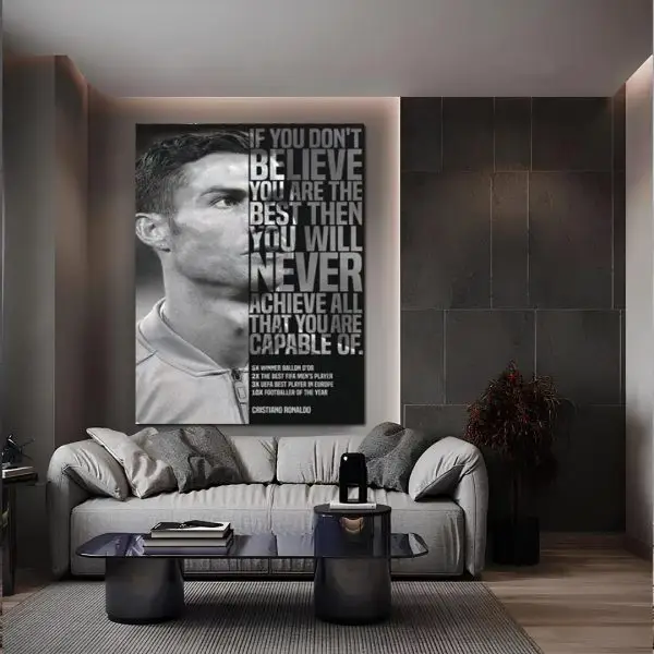 Cristiano Ronaldo – Snaga Vere - slika na platnu