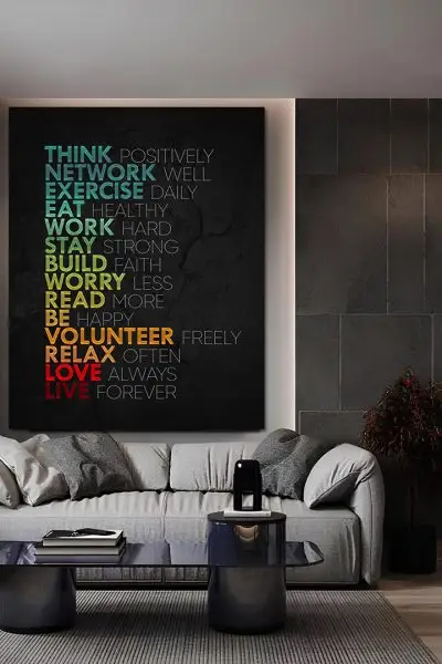 Daily Motivation – Boje Inspiracije - slika na platnu