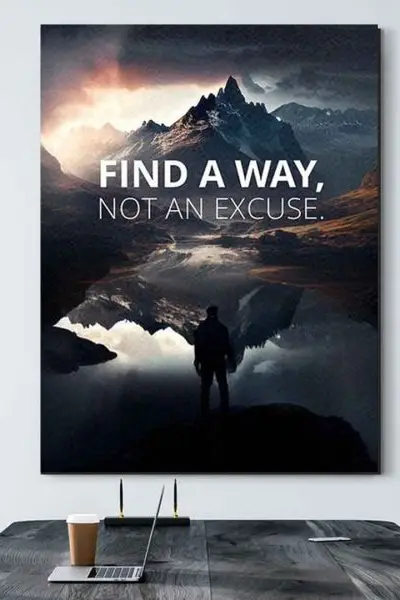 Find a Way – Bez Izgovora - slika na platnu