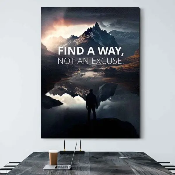 Find a Way – Bez Izgovora - slika na platnu