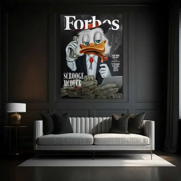 Forbes Duck – Car Novca - slika na platnu
