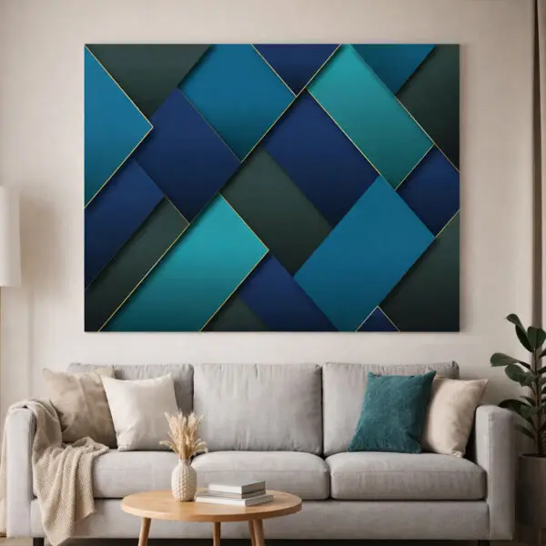 Geometrija Smaragdnog Mira - slika na platnu