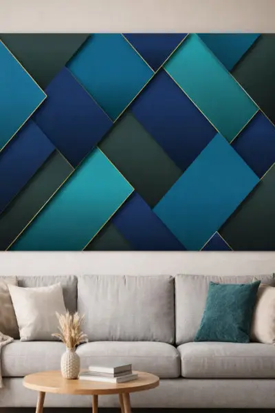 Geometrija Smaragdnog Mira - slika na platnu