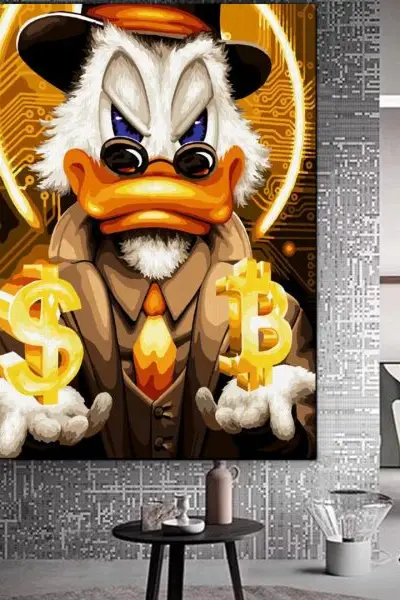 Gospodar Novca i Kripta - slika na platnu