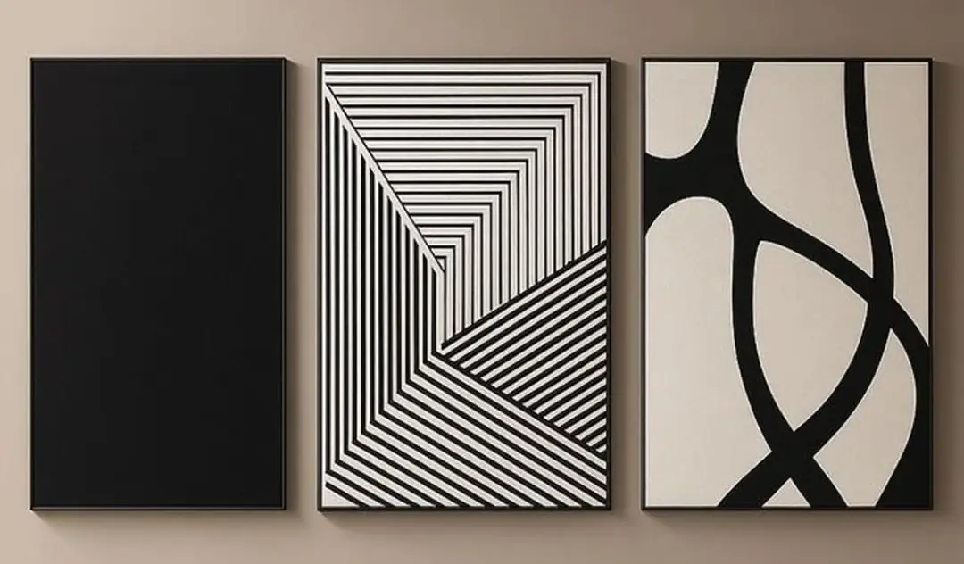 Grafički Ritam Ravnoteže – sa ramom