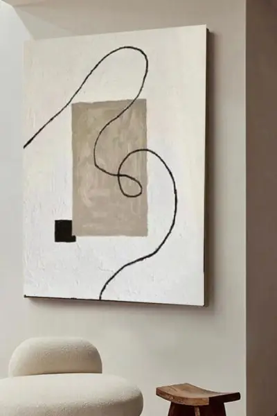 Minimalistički Tok - slika na platnu
