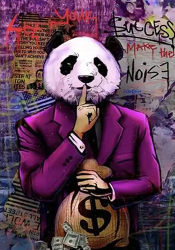 Panda u Odelu – sa ramom