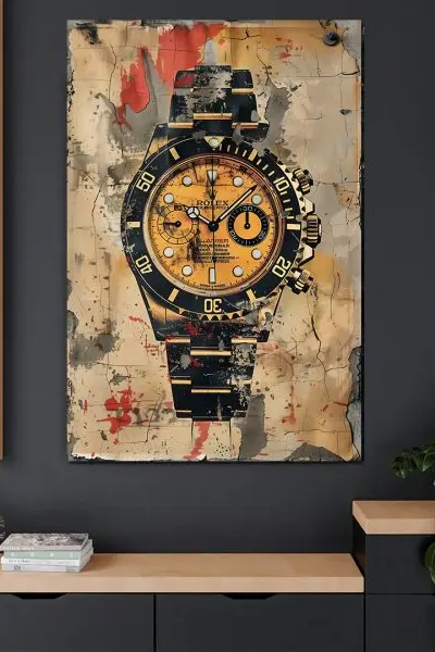 Rolex Zlatnog Sjaja - slika na platnu
