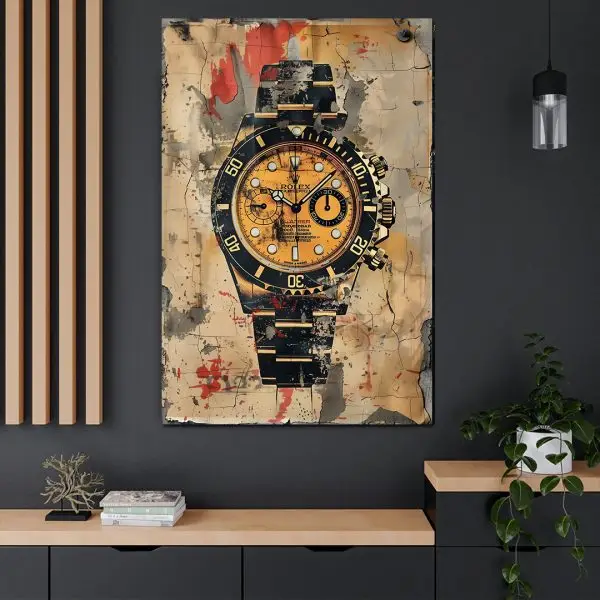 Rolex Zlatnog Sjaja - slika na platnu