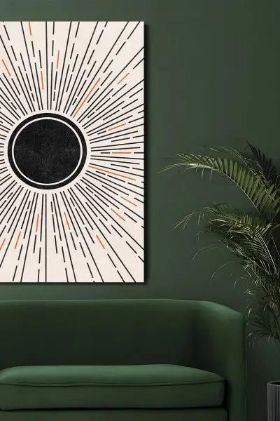 Crno Sunce - slika na platnu