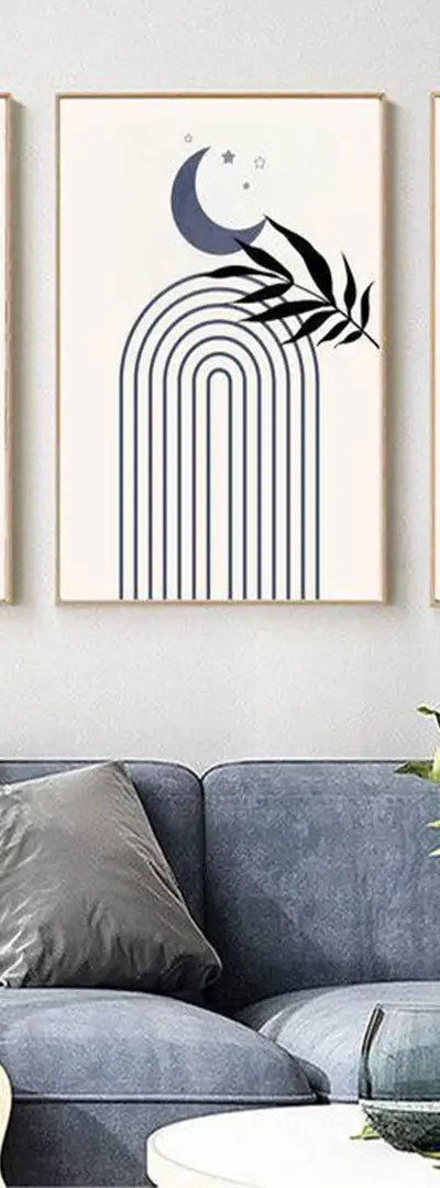 Minimalistička Harmonija Linija - slika na platnu