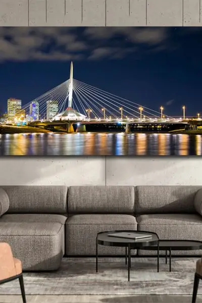 Esplanade Riel – Svetionik Vinipega - slika na platnu