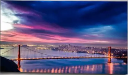 Golden Gate – Svetla Sumraka – sa ramom