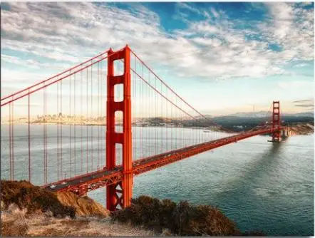 Golden Gate – Vrata ka San Francisku – sa ramom