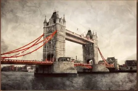 Retro Londonski Most – sa ramom