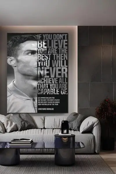 Cristiano Ronaldo – Snaga Vere - slika na platnu