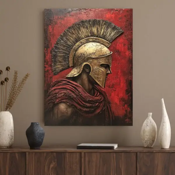 Spartanac – Čuvar Časti - slika na platnu