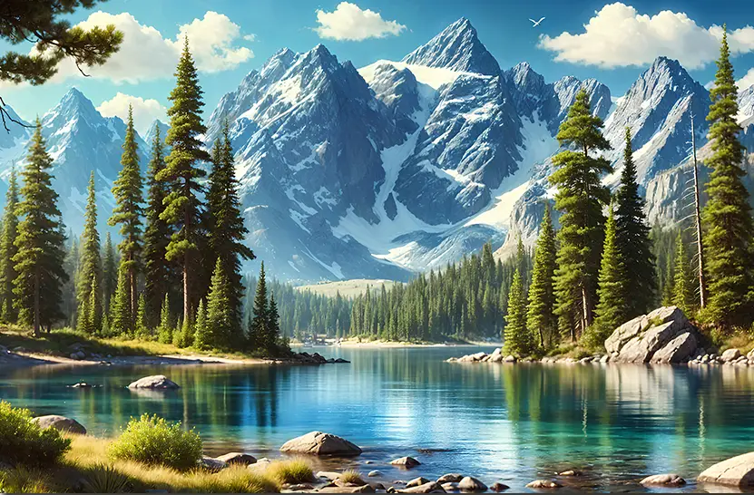 Planinski Raj – sa ramom