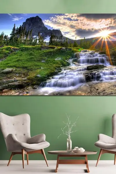 Sunčevi Vodopadi - slika na platnu