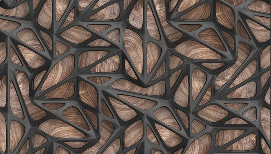 3D Pukotine Drveta – sa ramom
