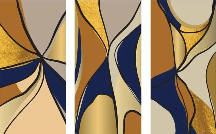 Indigo Zavoji – 3 dela – sa ramom