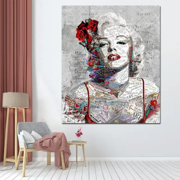 Marilyn Monroe U Rečima - slika na platnu