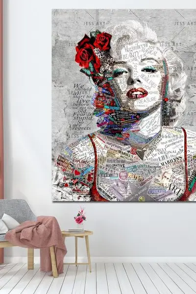 Marilyn Monroe U Rečima - slika na platnu