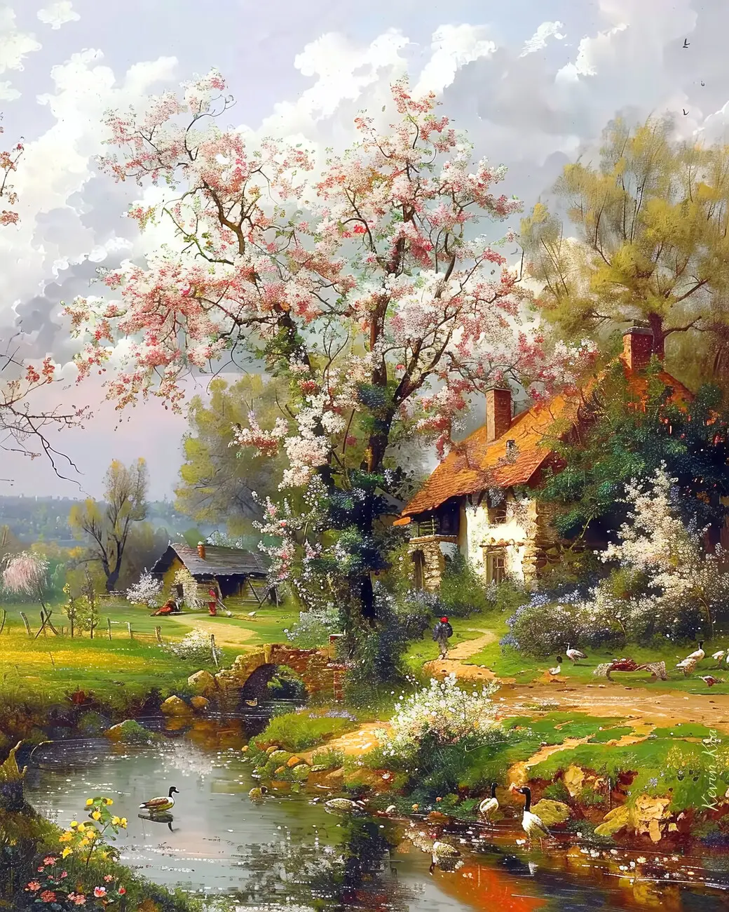 Prolećna Idila – sa ramom