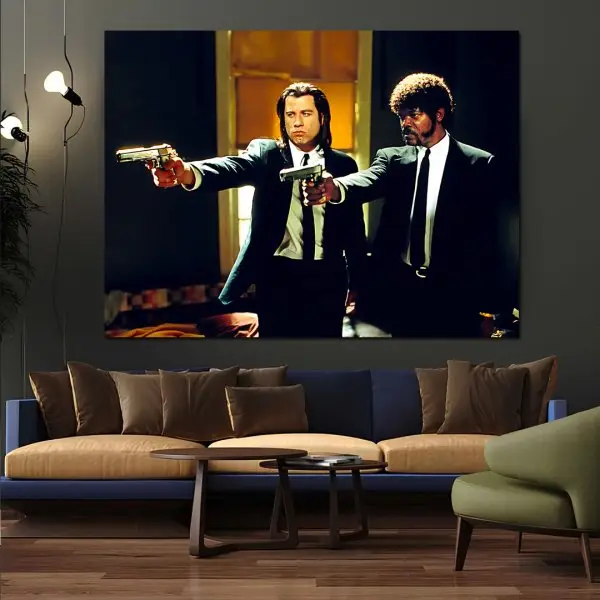 Pulp Fiction Ikonska Scena - slika na platnu