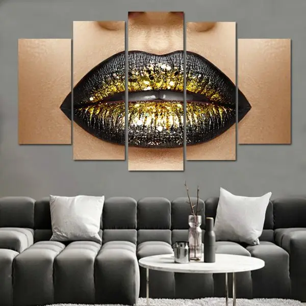 Usne u Svetlu Reflektora – 5 delova - slika na platnu