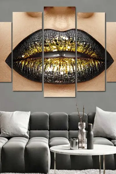 Usne u Svetlu Reflektora – 5 delova - slika na platnu